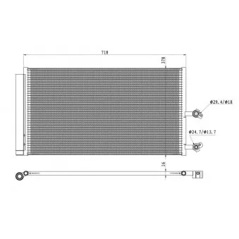 NRF 350450 - Condenseur, climatisation