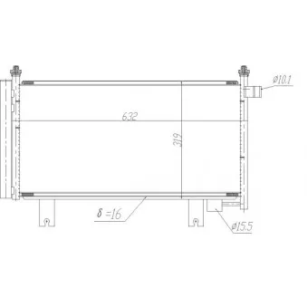 Condenseur, climatisation NRF OEM 71750369