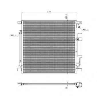 NRF 350502 - Condenseur, climatisation
