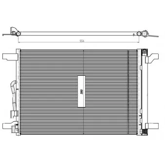NRF 350509 - Condenseur, climatisation