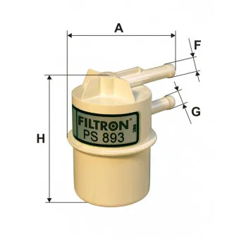 FILTRON PS 893 - Filtre à carburant