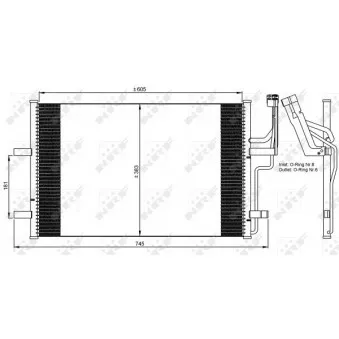 NRF 35507 - Condenseur, climatisation