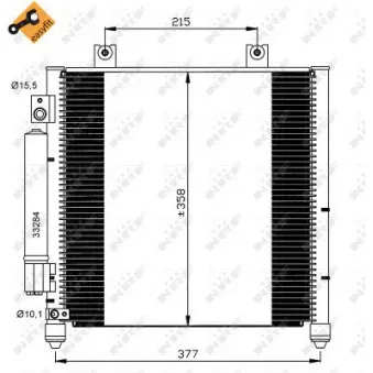 NRF 35637 - Condenseur, climatisation