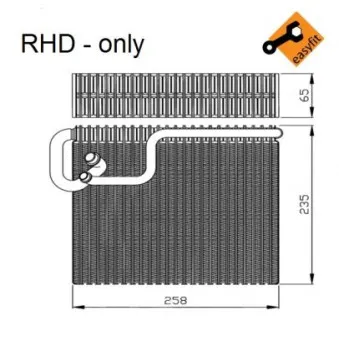 Evaporateur climatisation DELPHI TSP0525148