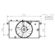 NRF 47933 - Ventilateur, refroidissement du moteur