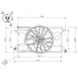 NRF 47961 - Ventilateur, refroidissement du moteur