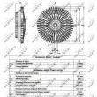 NRF 49561 - Embrayage, ventilateur de radiateur