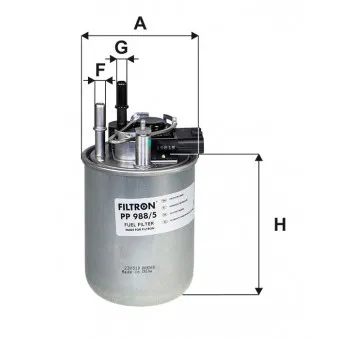 Filtre à carburant FILTRON PP 988/5