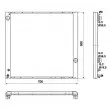 Radiateur, refroidissement du moteur NRF [53099]