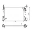 NRF 55341A - Radiateur, refroidissement du moteur