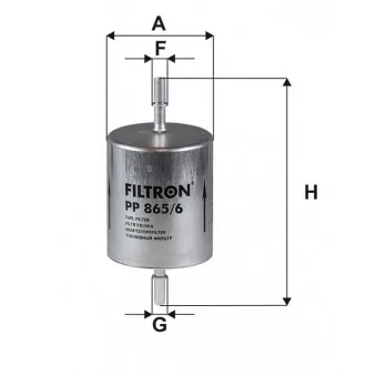 Filtre à carburant FILTRON [PP 865/6]