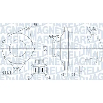 Alternateur MAGNETI MARELLI 063731533010