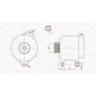 MAGNETI MARELLI 063731653010 - Alternateur