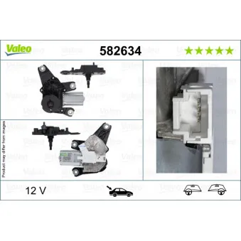 Moteur d'essuie-glace VALEO 582634