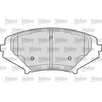 Jeu de 4 plaquettes de frein avant VALEO OEM F1YA3328ZA