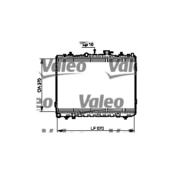 Radiateur, refroidissement du moteur VALEO OEM 253102F020