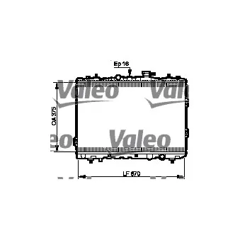 Radiateur, refroidissement du moteur VALEO OEM 253102F010
