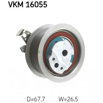 SKF VKM 16055 - Poulie-tendeur, courroie de distribution