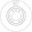 TRW DF5062S - Jeu de 2 disques de frein avant