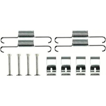 Kit d'accessoires, mâchoires de frein de stationnement TRW SFK459 pour HONDA ACCORD 2.0 - 156cv