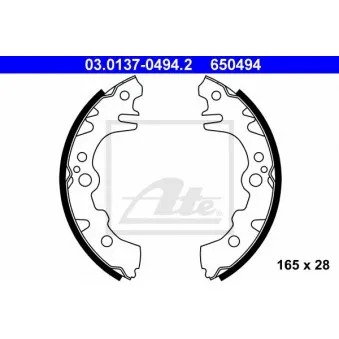 Jeu de mâchoires de frein ATE OEM 04495B2220000