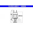 Pressostat, hydraulique des freins ATE [10.0522-4005.1]