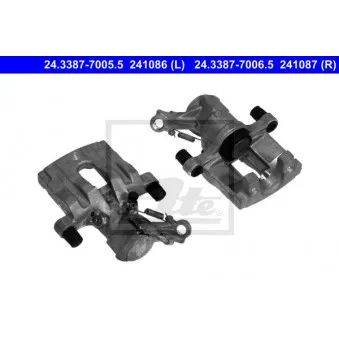 Étrier de frein ATE 24.3387-7006.5 pour OPEL VECTRA 2.0 DTI 16V - 101cv