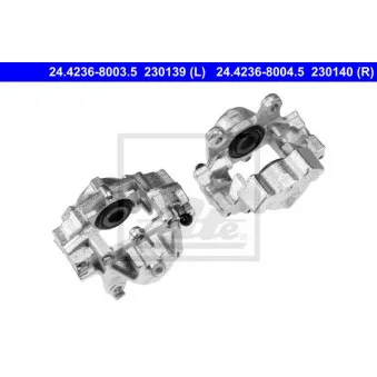Étrier de frein ATE 24.4236-8004.5 pour MERCEDES-BENZ CLASSE E E 200 Kompressor - 163cv