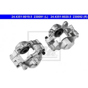 Étrier de frein ATE 24.4351-8019.5 pour MERCEDES-BENZ CLASSE C C 280 - 193cv