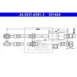 ATE 24.5231-0391.3 - Flexible de frein