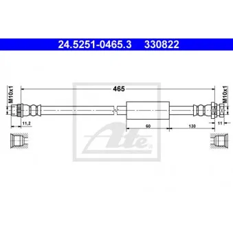 Flexible de frein ATE OEM 4415699