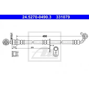 Flexible de frein ATE OEM 01466S9AE01