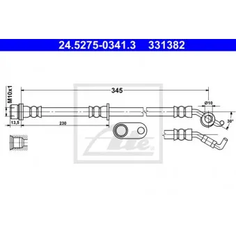 Flexible de frein ATE OEM 90947W2017