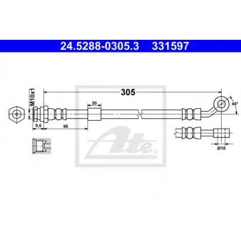 Flexible de frein ATE OEM NF4743810