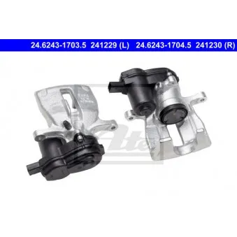 Étrier de frein ATE 24.6243-1704.5 pour AUDI Q5 2.0 TDI quattro - 163cv