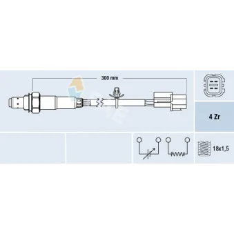 Sonde lambda FAE OEM 3921037500