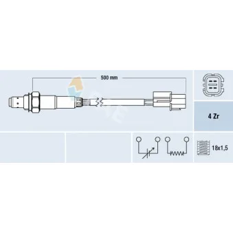 Sonde lambda FAE OEM 3921036700