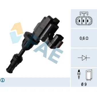 Bobine d'allumage FAE 80478