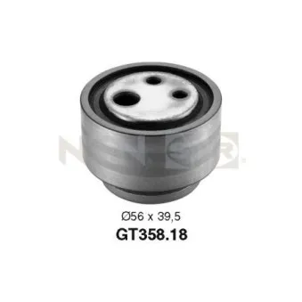 SNR GT358.18 - Poulie-tendeur, courroie crantée