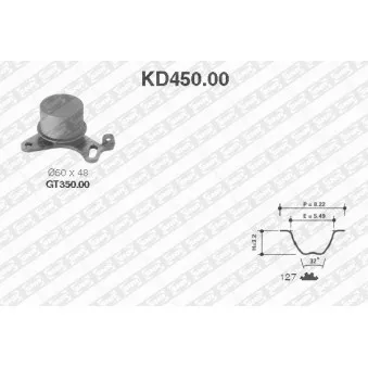Kit de distribution SNR KD450.00