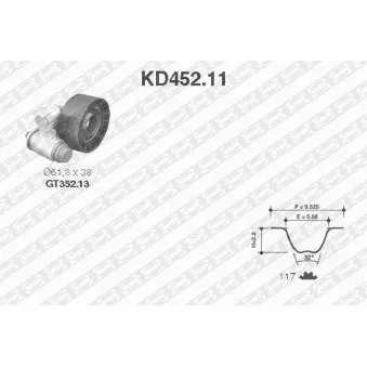 Kit de distribution SNR KD452.11