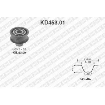 Kit de distribution SNR KD453.10