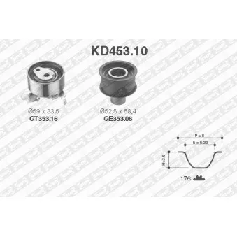 Kit de distribution SNR KD453.10