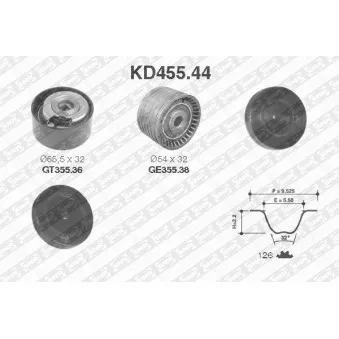 SNR KD455.44 - Kit de distribution