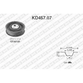 SNR KD457.07 - Kit de distribution