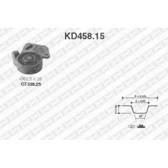 Kit de distribution SNR KD458.15