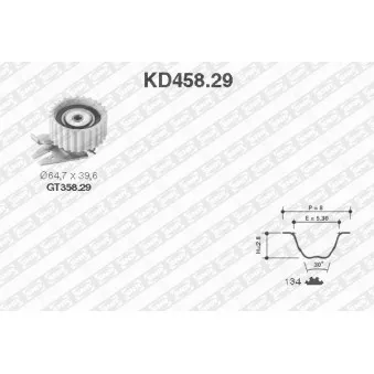 SNR KD458.29 - Kit de distribution