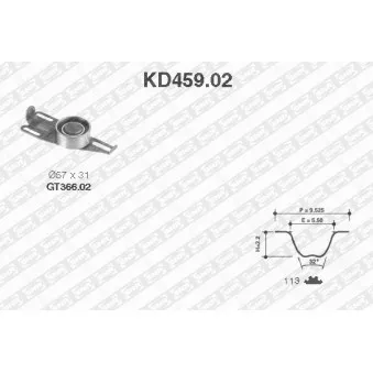 Kit de distribution SNR KD459.02