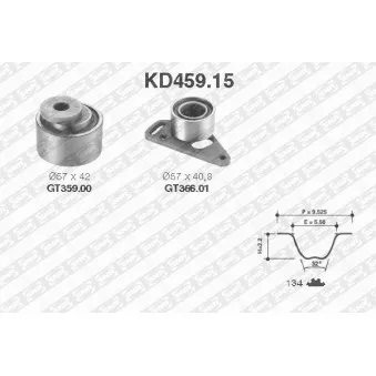 Kit de distribution SNR KD459.15