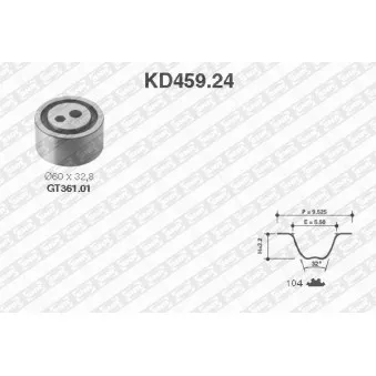 Kit de distribution SNR KD459.24